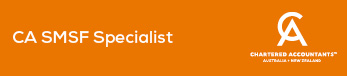 Logo of CA SMSF Specialist with Chartered Accountants Australia & New Zealand